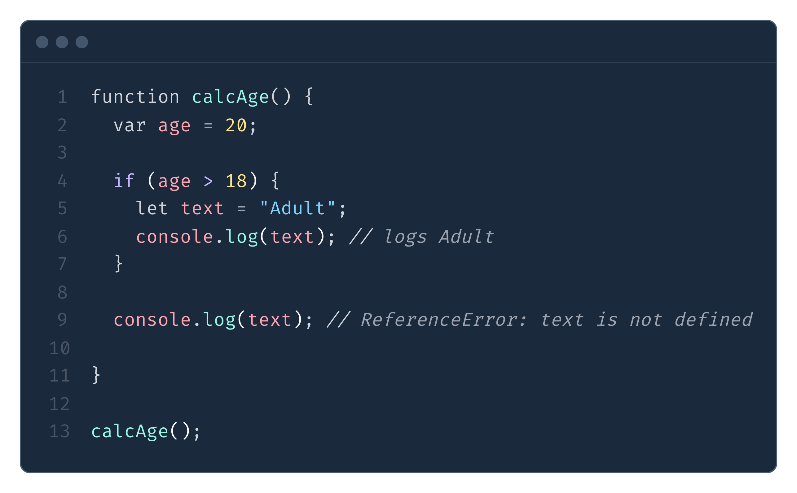 Function Scope